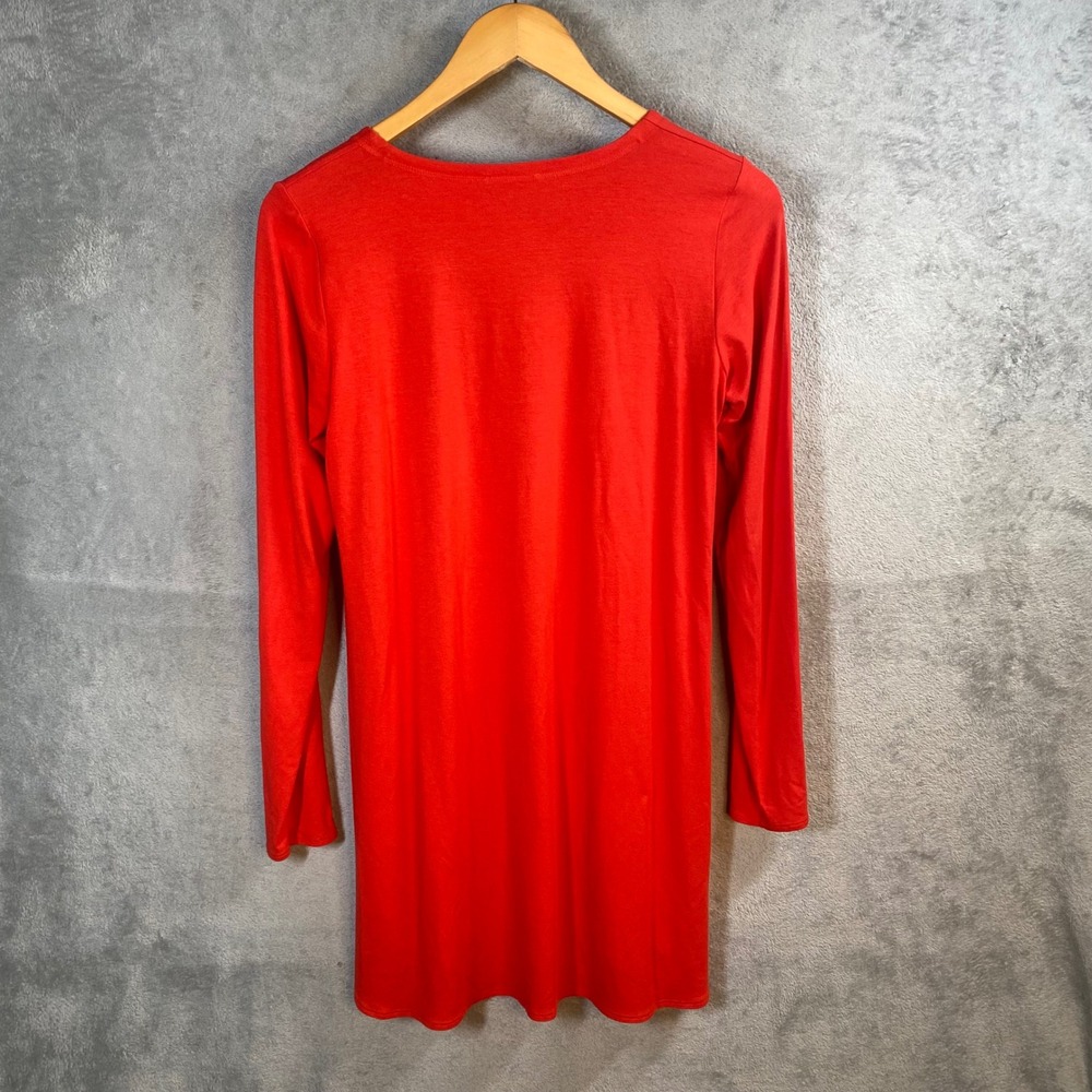 Eileen Fisher Tunic Top Size XS Viscose Lycra Quiet Luxury Minimalist Capsule - Picture 2 of 7